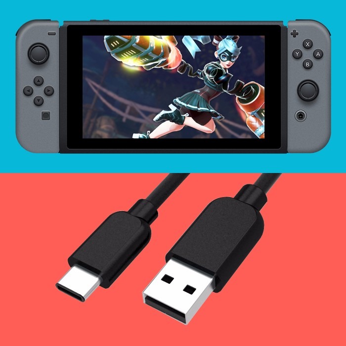Cable De Carga Nintendo Switch Usb Type C Cargador Tipo C – Fuzer